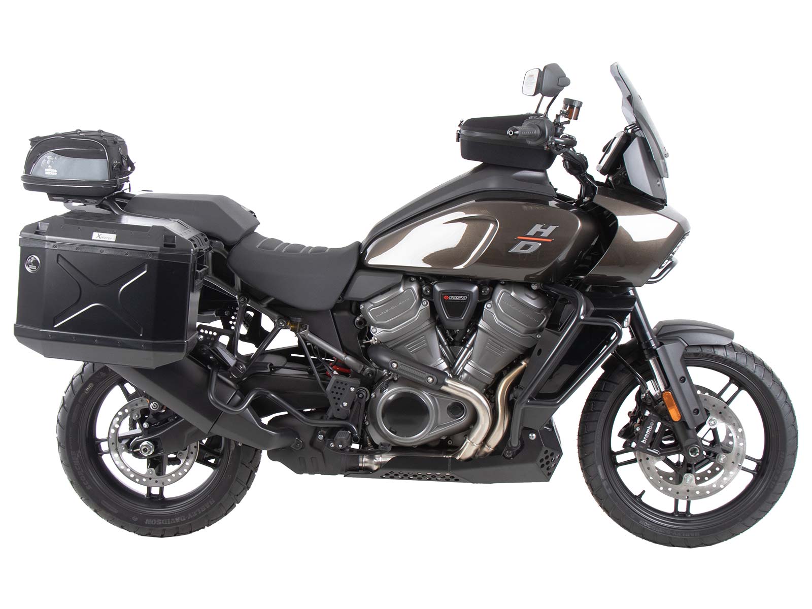 Anneau de réservoir Basic avec unité de fermeture de la sacoche de réservoir pour Harley Davidson Pan America (21-)