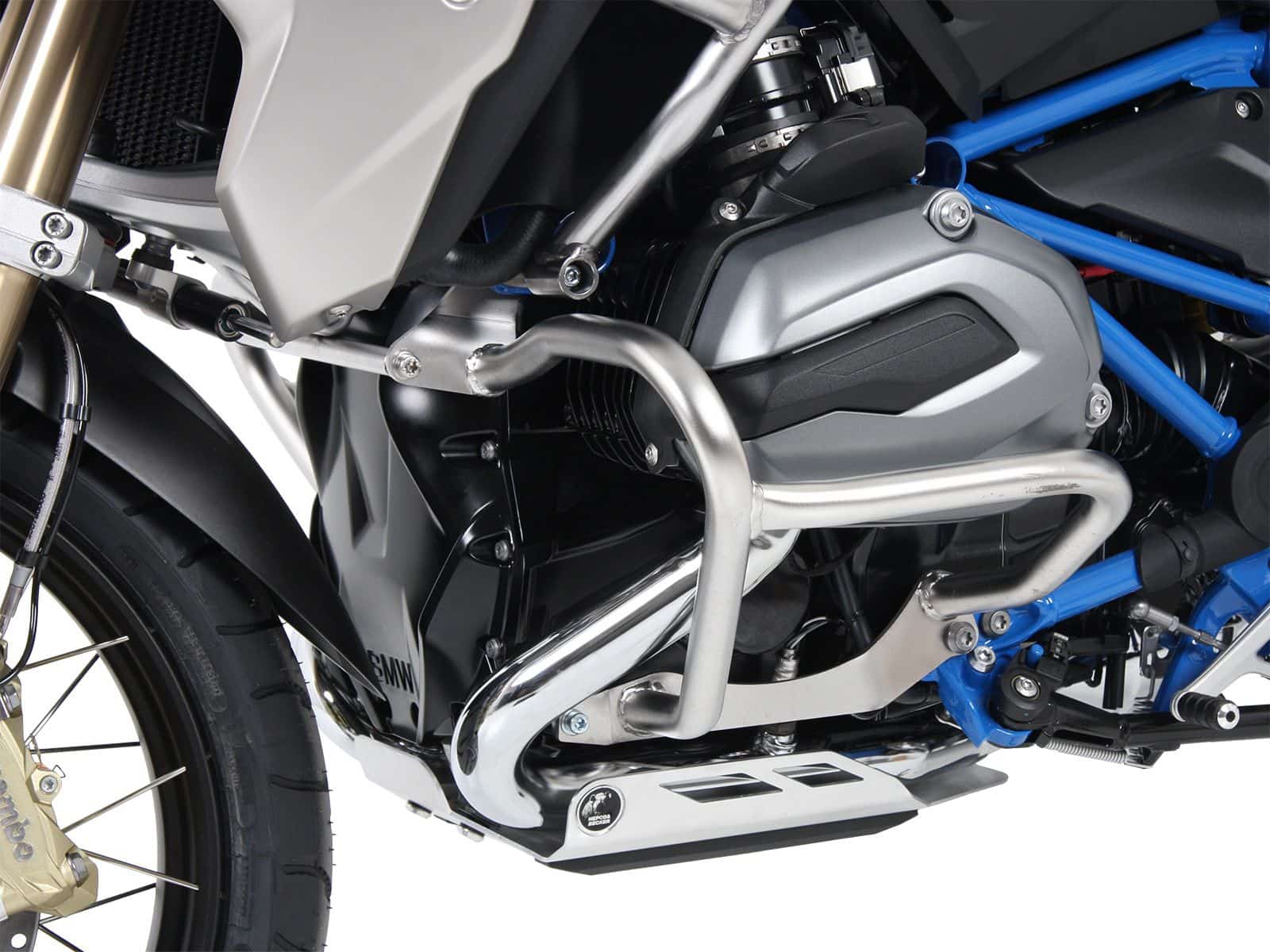 Arceau de protection moteur en acier inoxydable pour BMW R 1200 GS LC (13-18) Hepco & Becker