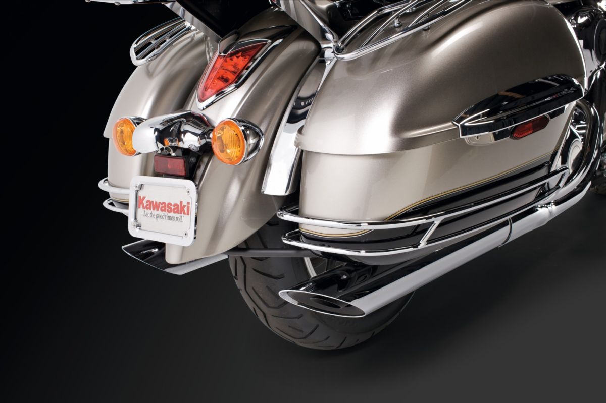 Rails latéraux de coffre VN1700 Classic Tourer 2014/ VN1700 Voyager 2014 Original Kawasaki