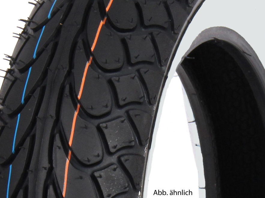 Pneus Mitas 120/70-10, 54L, TL, flancs blancs, MC22, arrière