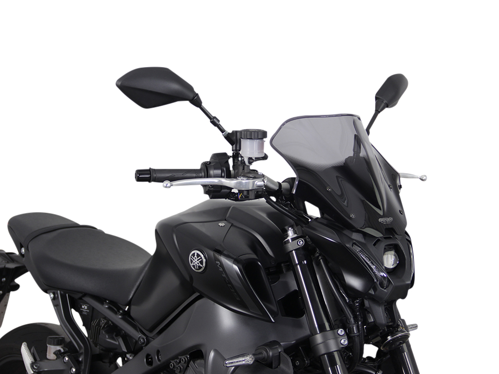Ecran MRA Racing gris fumé "NRN" pour MT-09 /SP 2021-2023