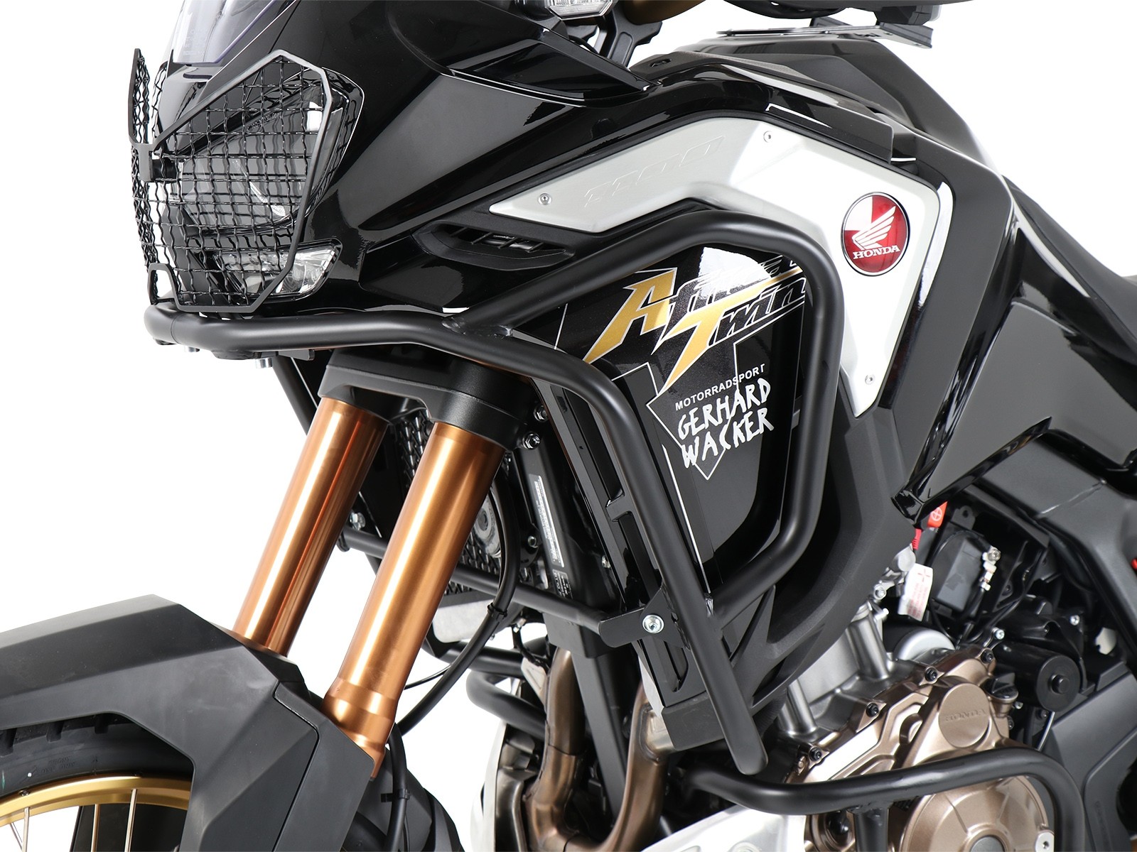 Arceau de protection du réservoir noir pour Honda CRF 1100 Africa Twin Adventure Sports Sports (20-23)