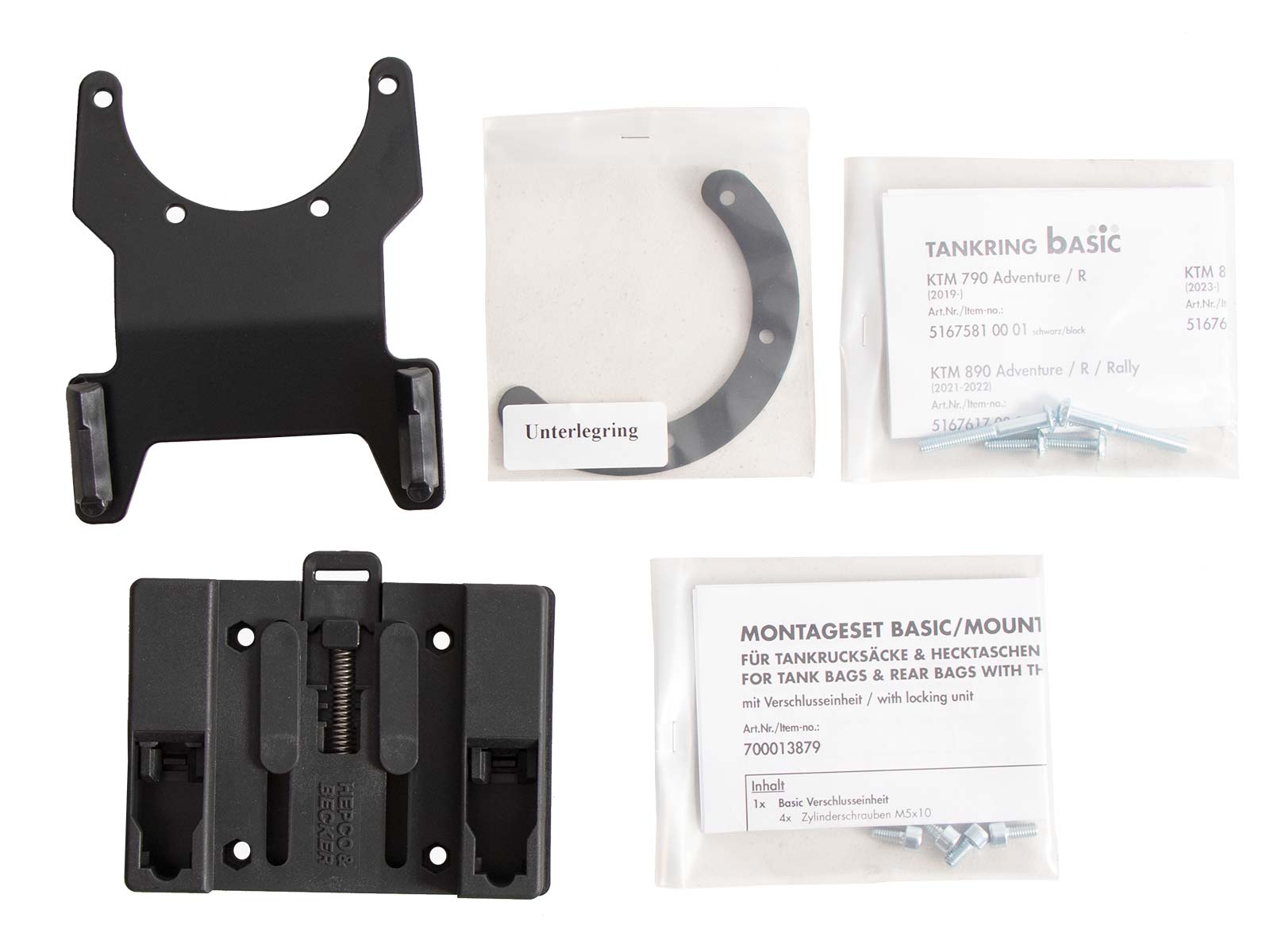 Anneau de réservoir BASIC pour KTM 790 Adventure (24-) Hepco & Becker