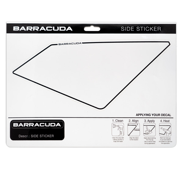 Plaque d'immatriculation pour Yamaha MT-07 (21-24) - Barracuda