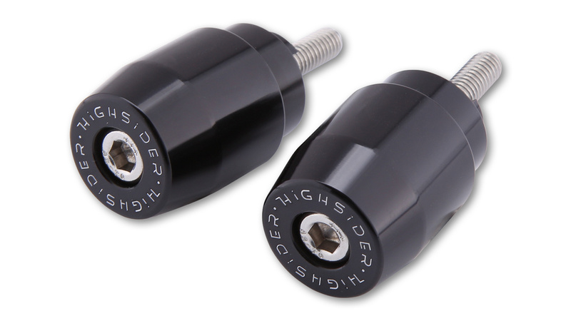 HIGHSIDER pro Poids pour guidon noir M6 Honda (paire)