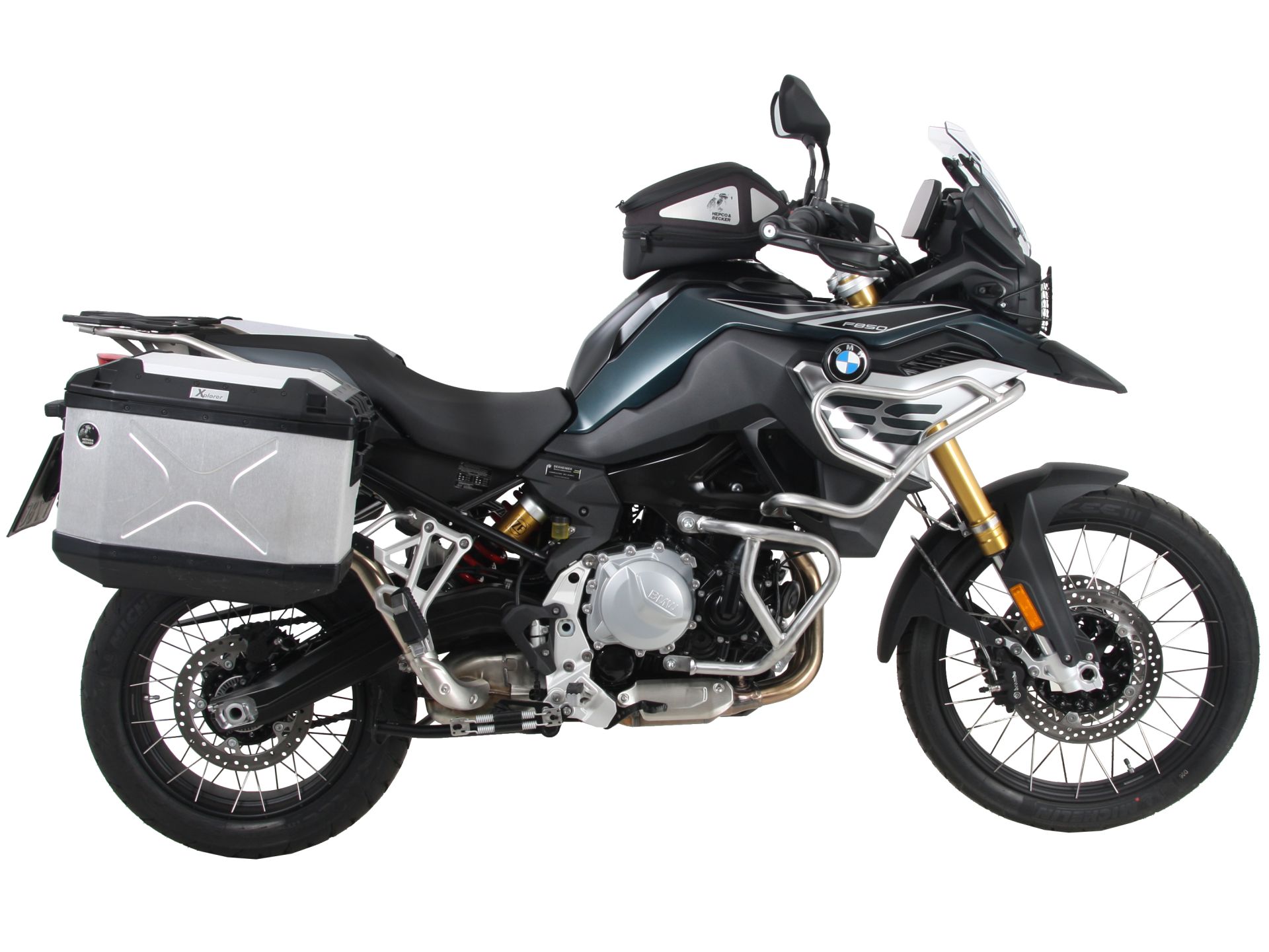 Anneau de réservoir Basic avec unité de fermeture de la sacoche de réservoir pour BMW F 850 GS Adventure