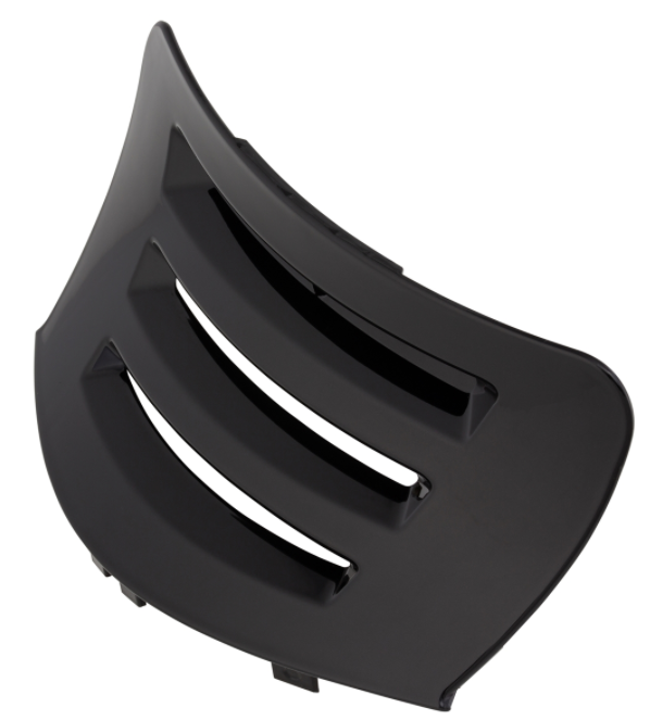 Cache-bougie pour Vespa Primavera/Sprint 50-150ccm 2T/4T AC, noir brillant