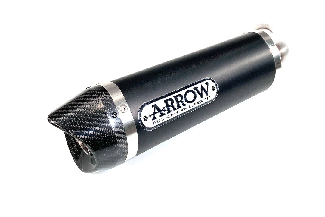ARROW échappement DARK THUNDER aluminium noir pour Honda CB600F 2007-2013