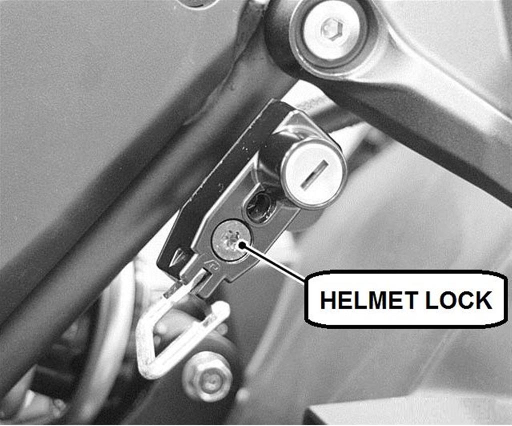 Verrou de casque Ninja650 2017/ Z650 2017 Original Kawasaki