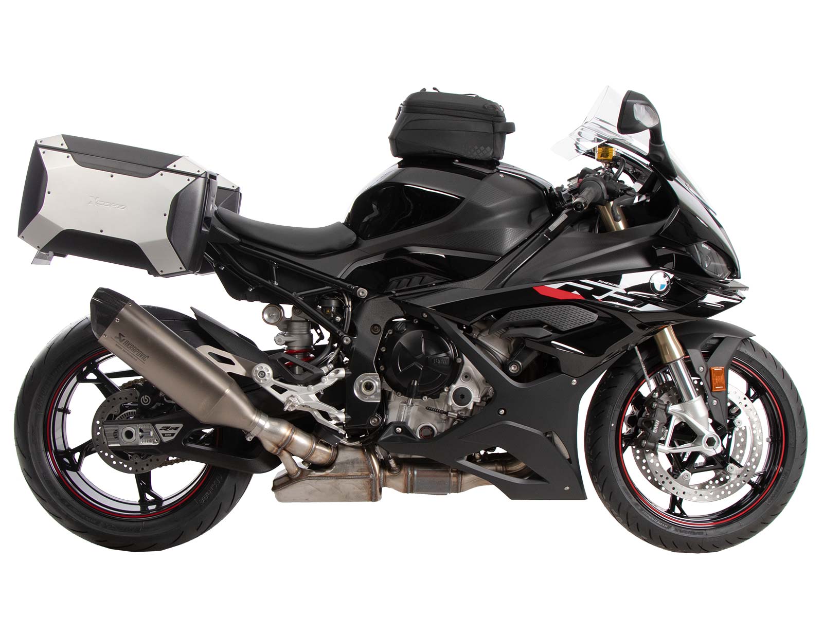 Supports latéraux C-Bow noirs pour BMW S 1000 RR (23-) Hepco & Becker