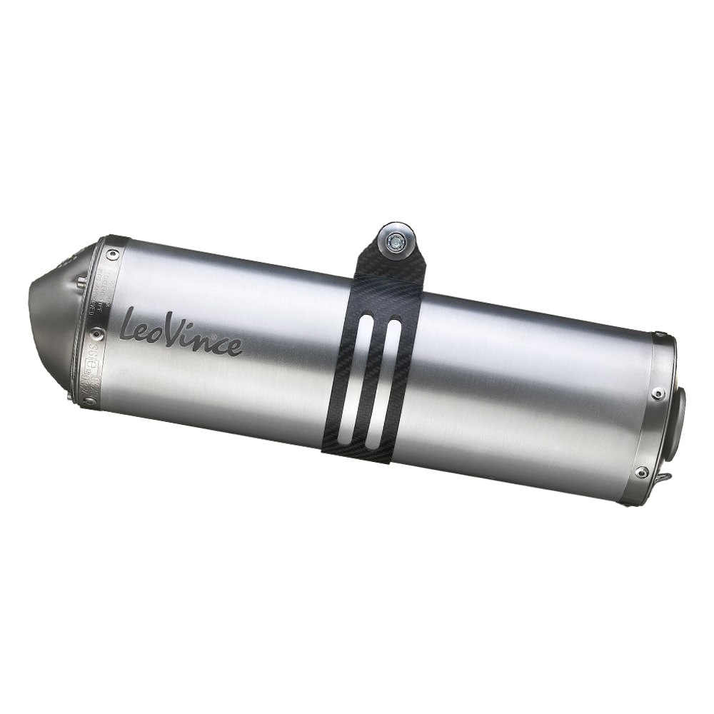 LeoVince système d'échappement X3, aluminium, slip on pour Suzuki DR-Z 400 S (Bj.01-08)