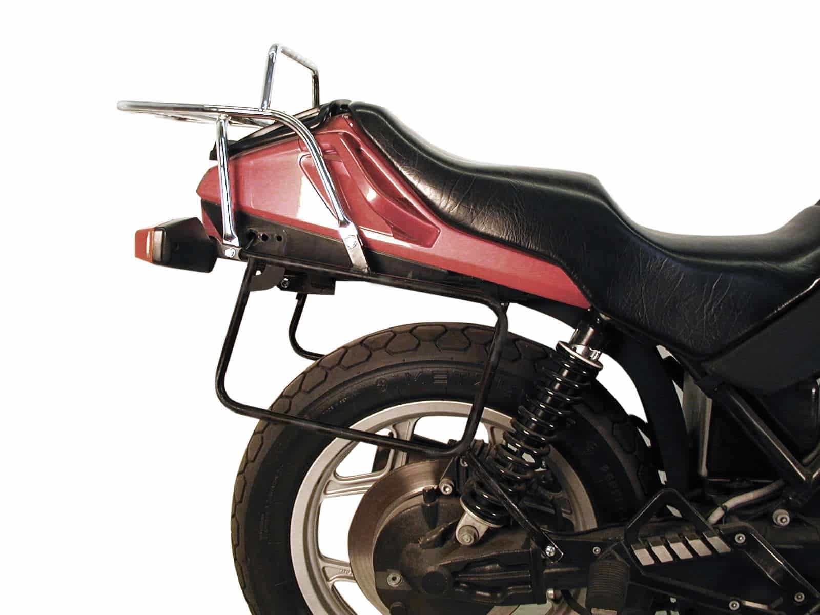 Pont à bagages tubulaire Support de top case et support de valises latérales pour BMW K 75 S/RT (90-96) Hepco & Becker