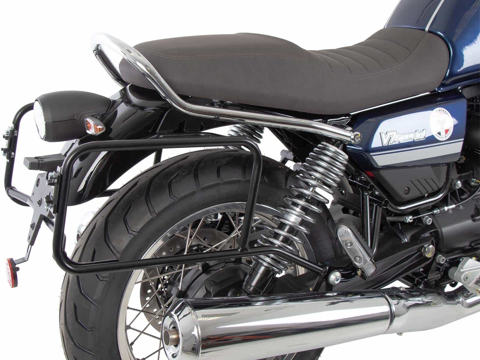 Porte-bagages noir pour Moto Guzzi V7 Special/Stone/Centenario (21-24) Hepco & Becker