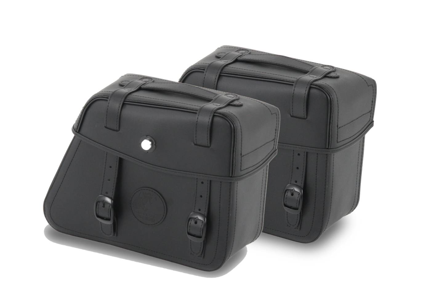 Sacoches en cuir Rugged C-Bow 24 litres noir pour porte-sacoches C-Bow Hepco & Becker