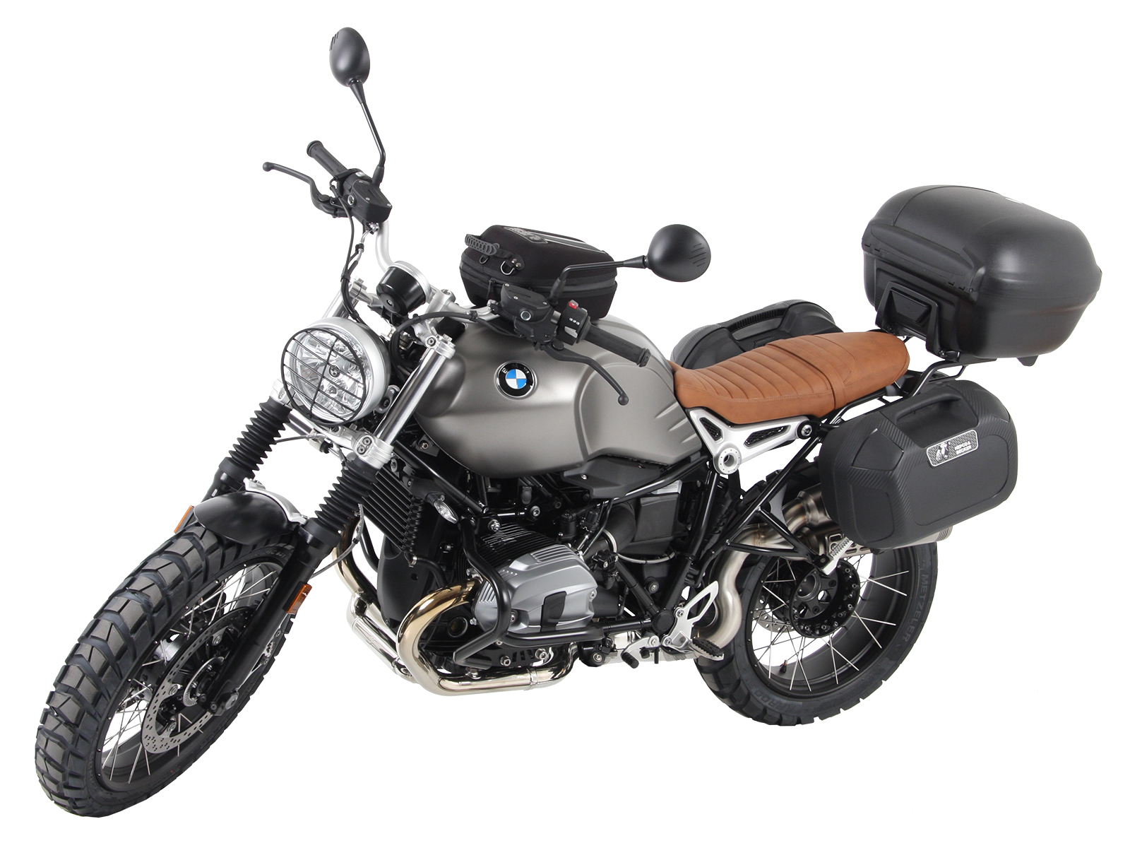 Anneau de réservoir Basic avec unité de fermeture de la sacoche de réservoir pour BMW R nineT Scrambler (16-23) Hepco & Becker