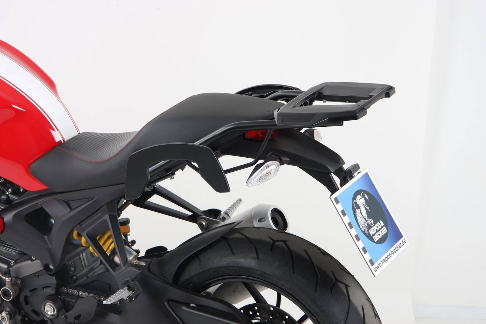 Support latéral C-Bow noir pour Ducati Monster 1100 Evo (11-13) Hepco & Becker