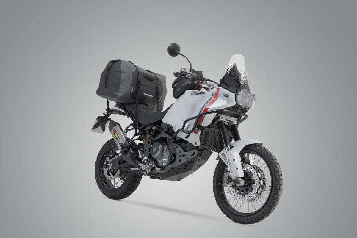 Drybag 600 sacoche arrière pour Aprilia ETV 1200 Caponord, noir / gris - SW Motech