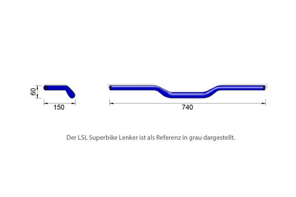 Guidon Flat Superbike LSL XN1