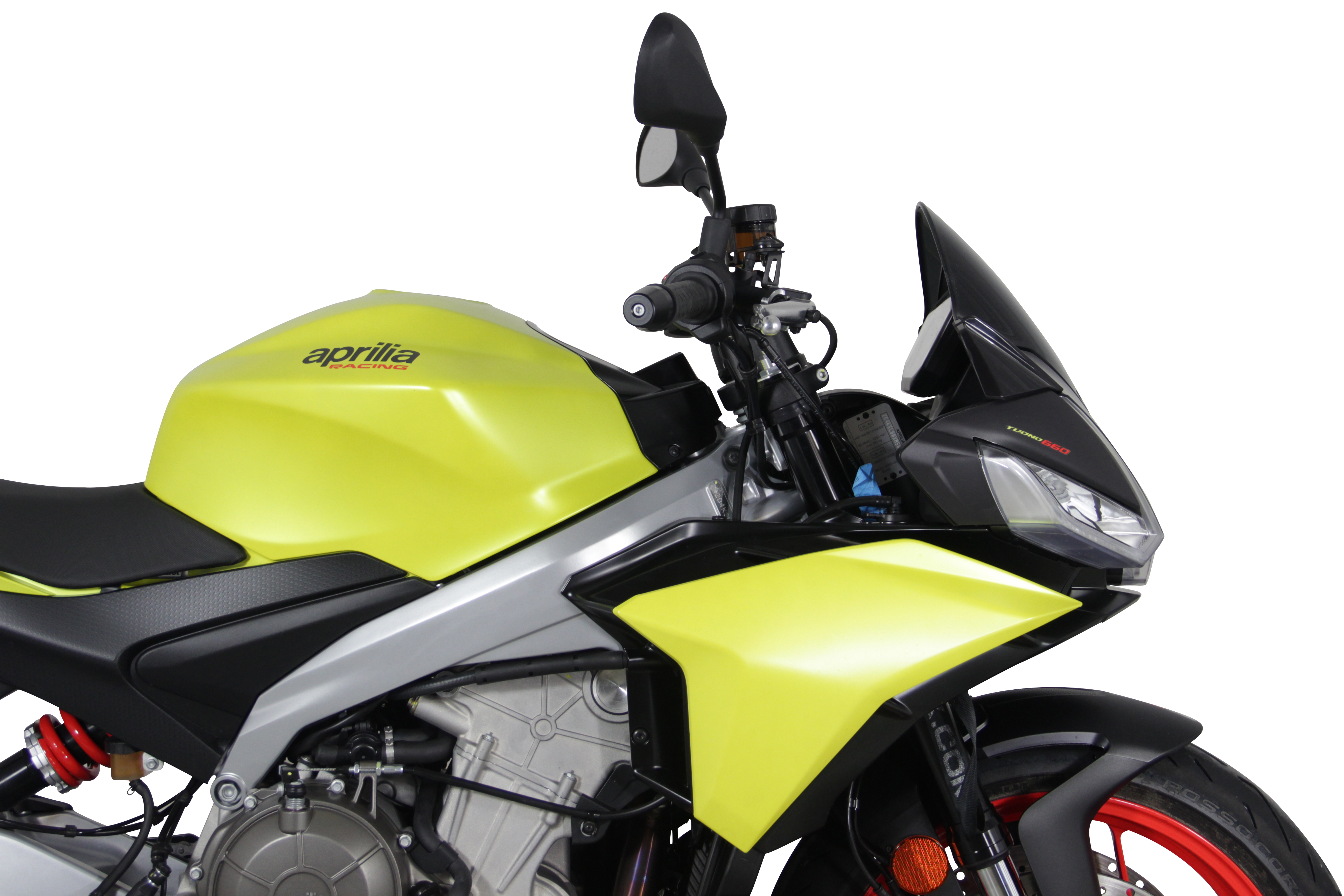 Ecran MRA Racing "R" noir Aprilia Tuono 660 / V4 Factory (21-)