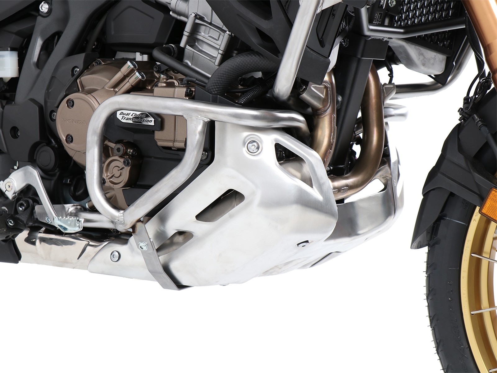 Arceau de protection moteur en acier inoxydable pour Honda CRF 1100L Africa Twin Adventure Sports (20-23) Hepco & Becker