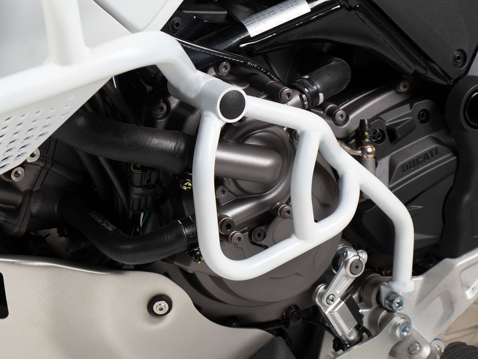 Arceau supplémentaire blanc, unilatéral gauche pour Ducati DesertX (22-) Hepco & Becker