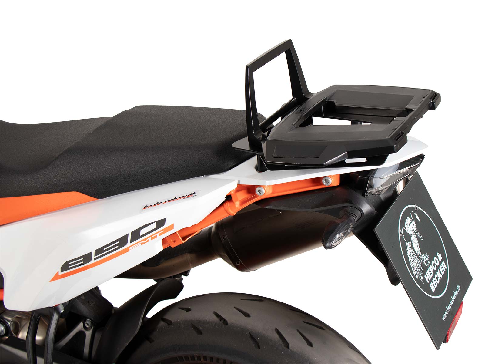 Support de topcase Alurack pour KTM 890 SMT (23-) Hepco & Becker