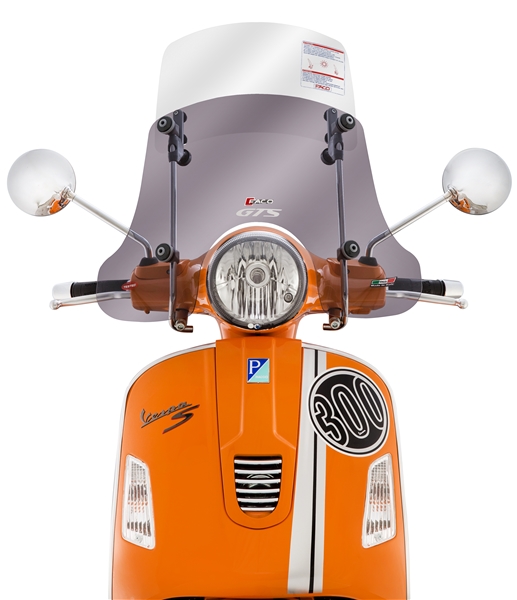 Pare-brise FACO "Twin-Screen" pour Vespa GTS/GTS Super/GT/GT L 125-300ccm (-22)
