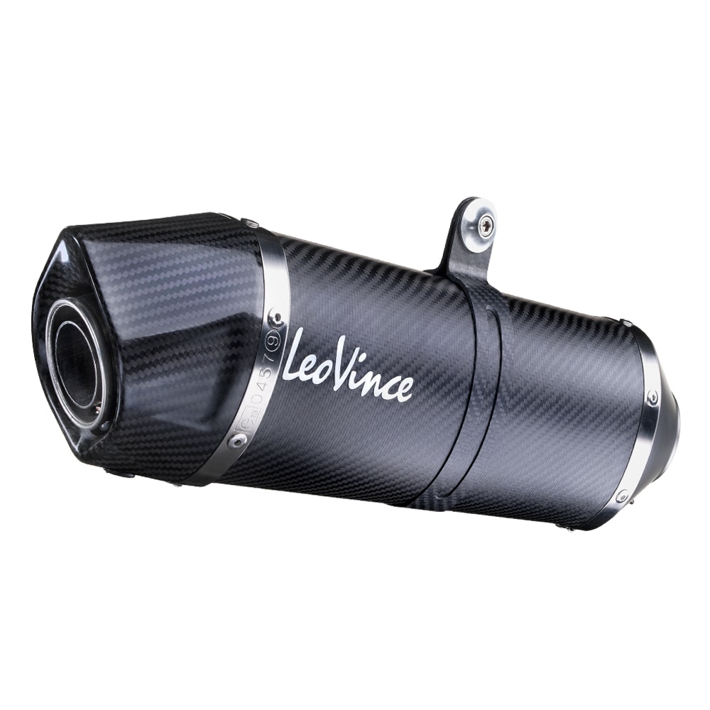 LeoVince Système d?èchappement SBK LV One Evo 2, Carbon, Système complet pour Yamaha MT-03 / YZF-R3