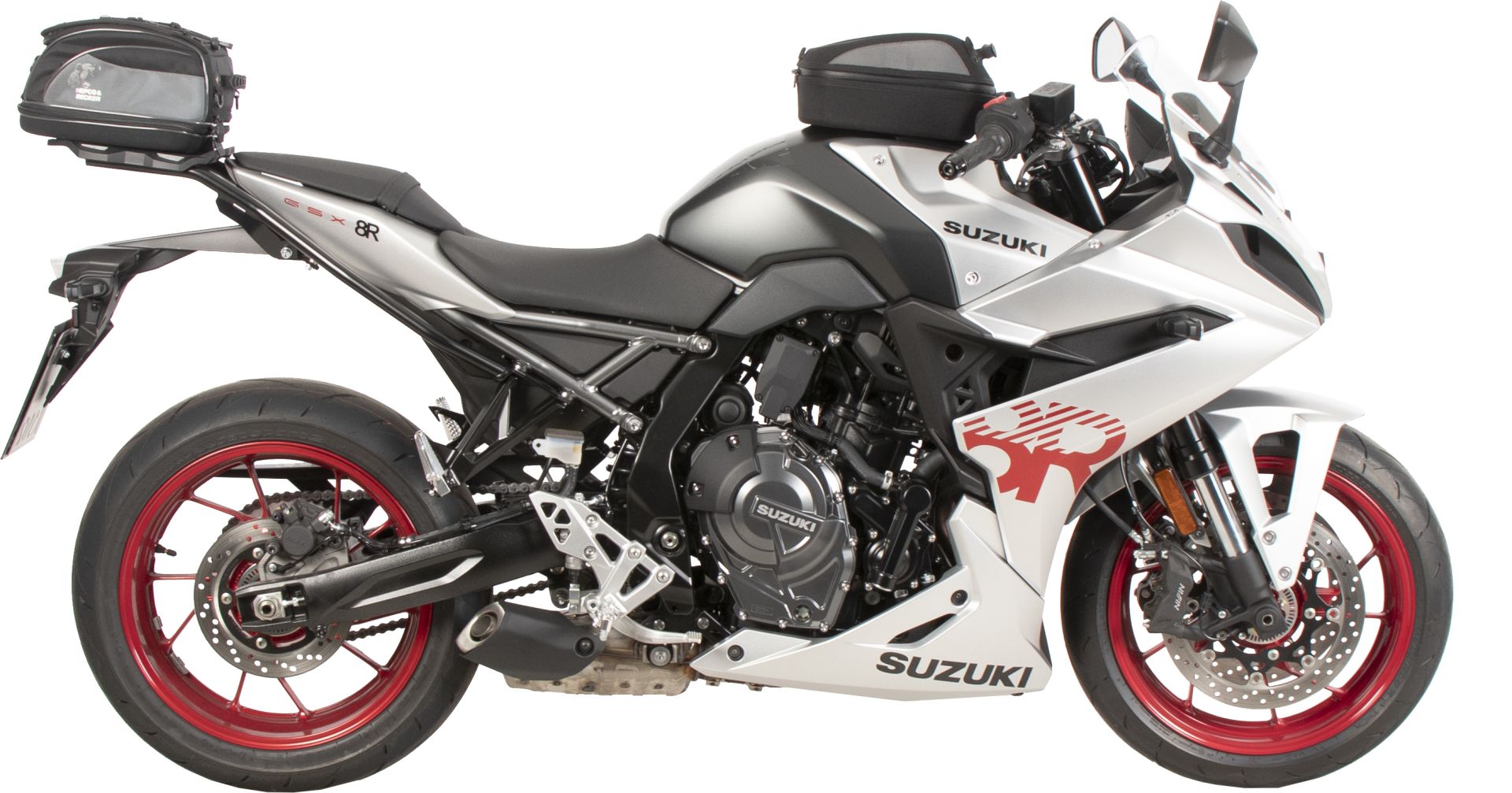 Porte-bagages arrière Smartrack noir pour Suzuki GSX-8R (24-) Hepco & Becker