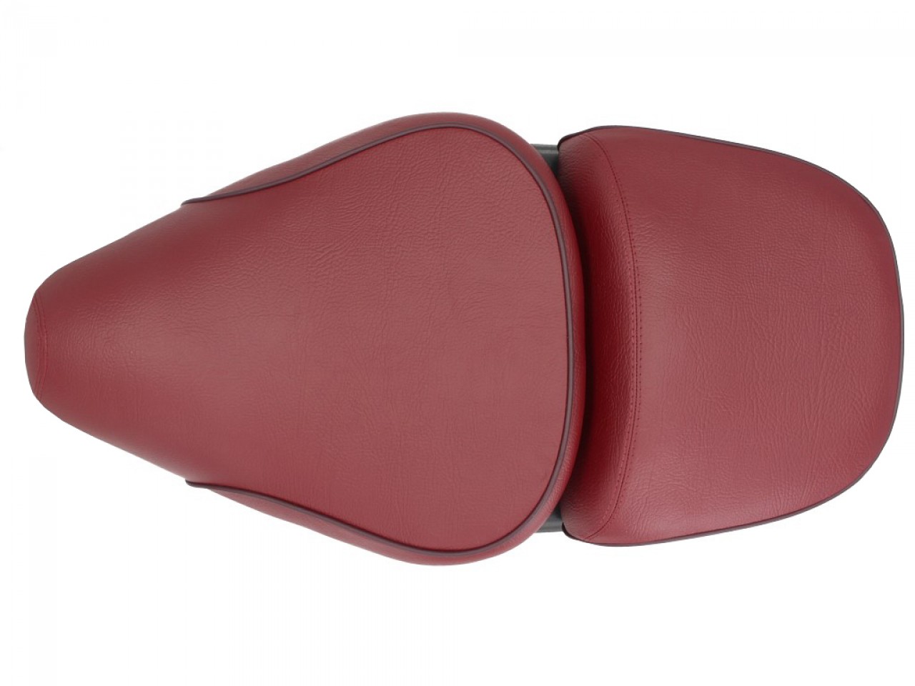 Banquette Vespa 2 places en cuir véritable rouge pour LX 50-150cc Touring, ET2/ET4 /LX/LXV/S 50-150ccm-