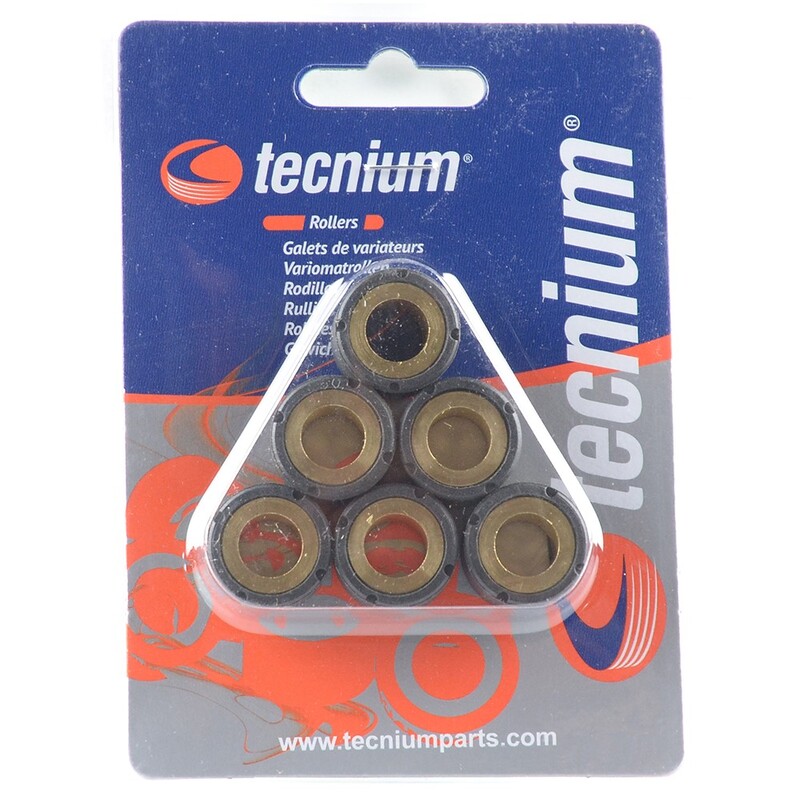 Jeu de roulettes vario Tecnium 20x12mm 11gr - 8 pièces