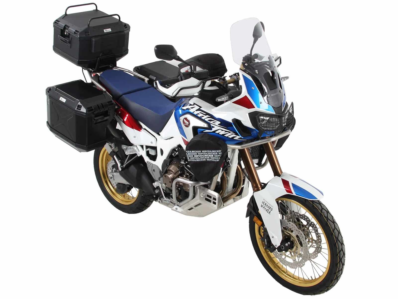 Support de top case Alurack noir pour Honda CRF 1000 Africa Twin Adventure Sports /DCT (18-19)