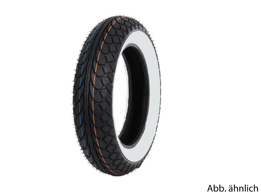 Pneus Mitas 120/70-10, 54L, TL, flancs blancs, MC22, arrière
