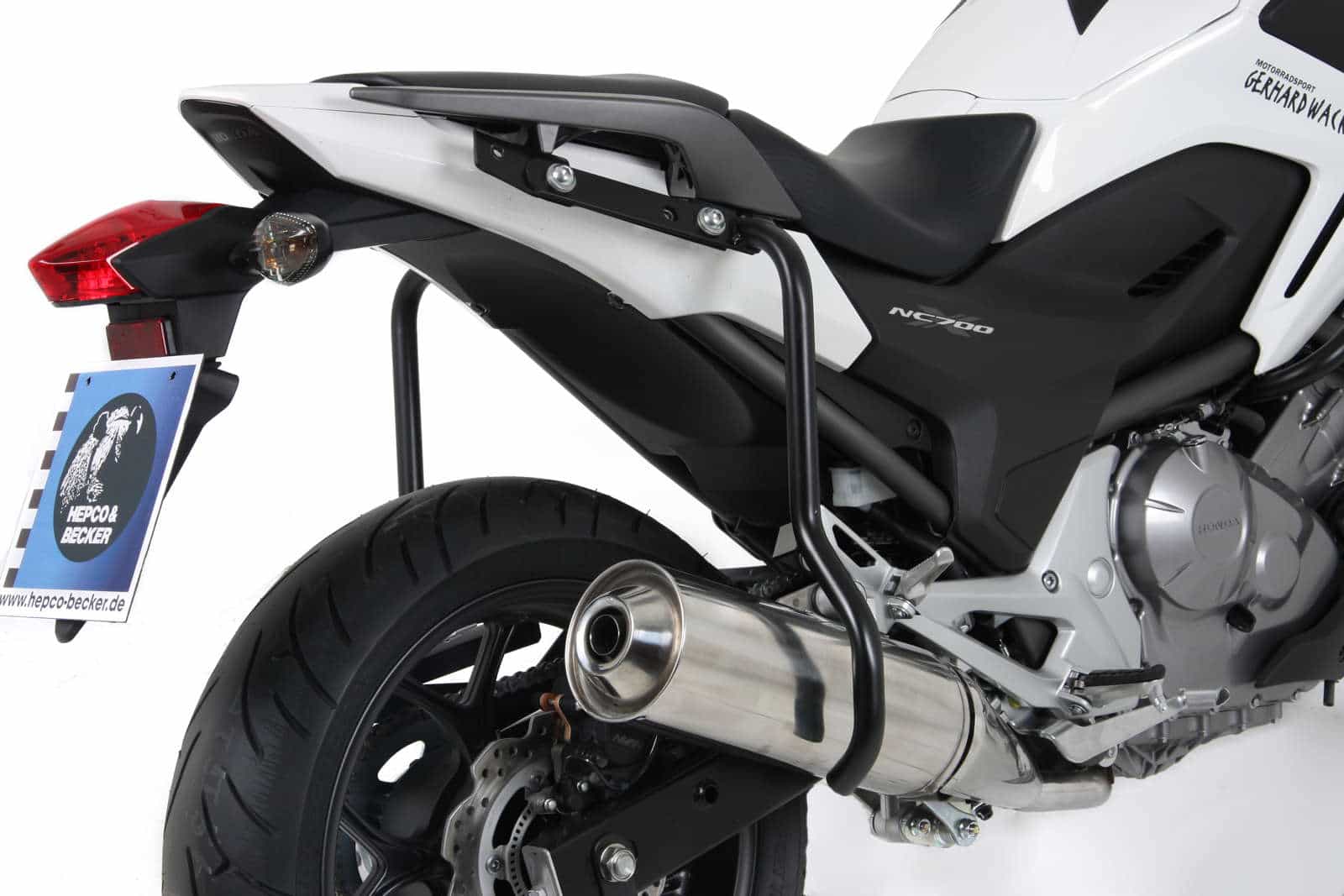 Arceau de protection arrière noir pour Honda NC 700 X (12-13) /750 X/DCT (14-20) Hepco & Becker