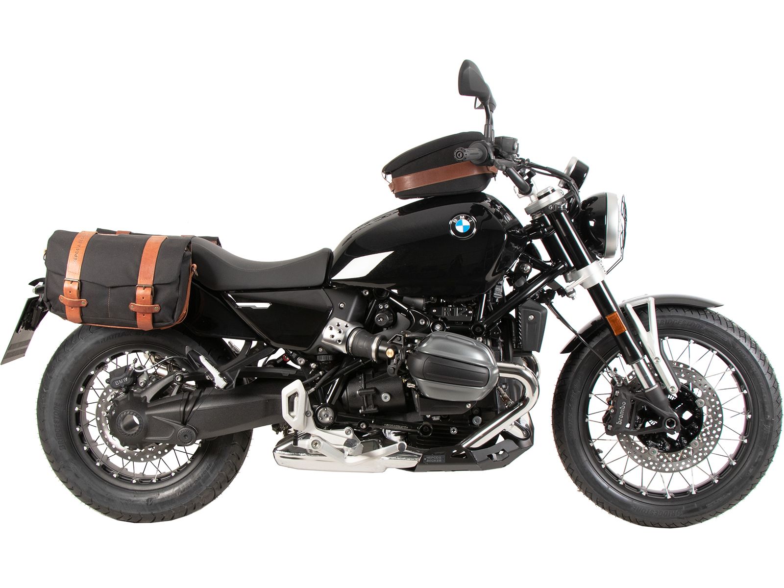 Support latéral C-Bow noir pour BMW R 12 (24-) Hepco & Becker