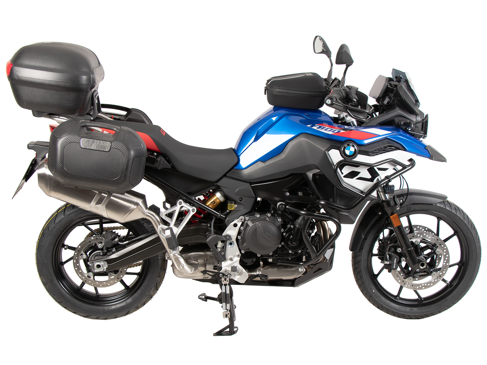 Easyrack support de topcase noir pour pont original en acier inoxydable pour BMW F 800 GS (24-)
