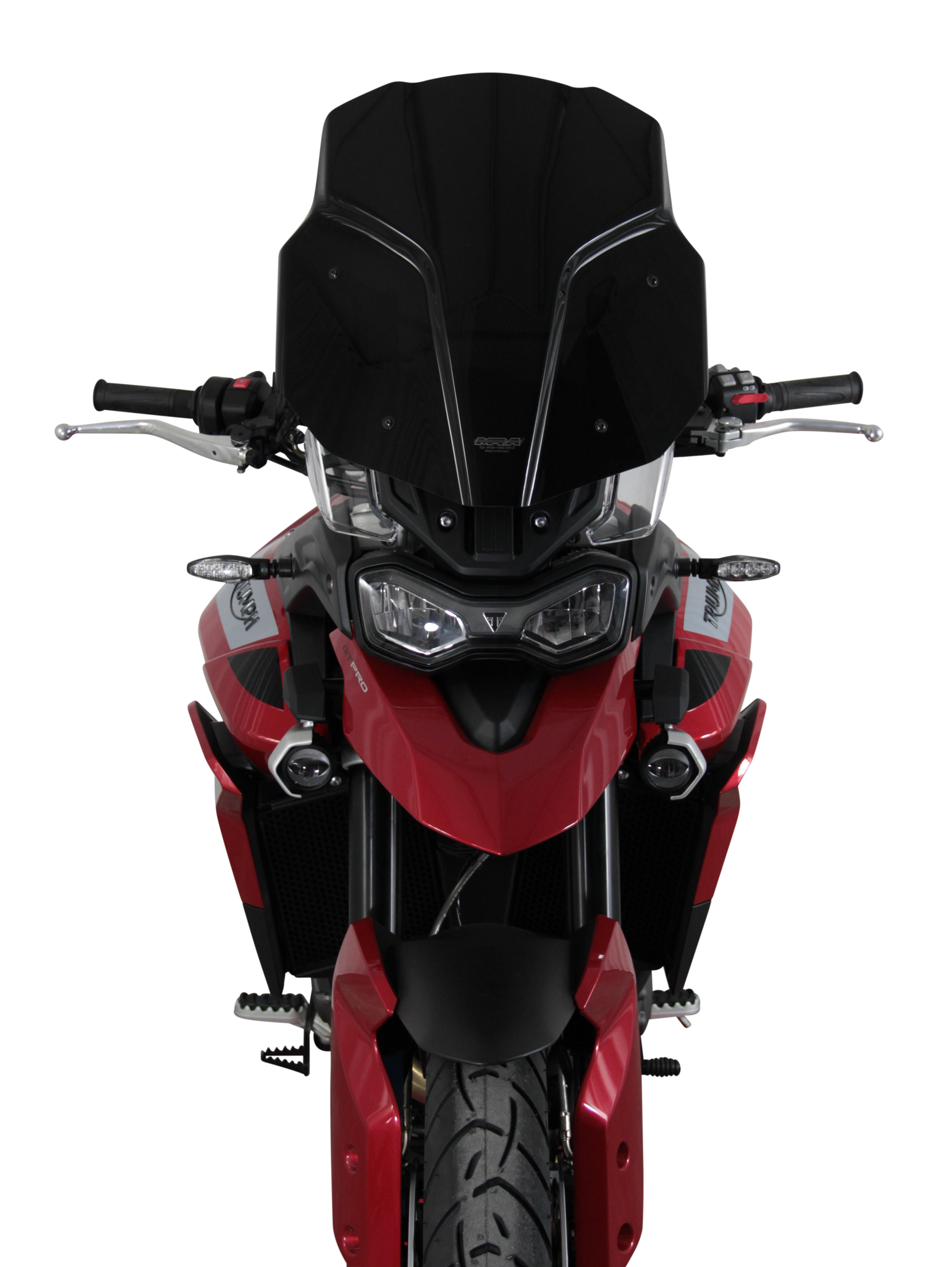 Pare-brise de randonnée MRA "TM" pour TRIUMPH TIGER 900 /GT PRO (année 19-) - gris fumée