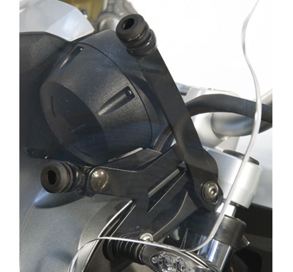 Pare-brise haut, inclinable - hauteur 510 mm pour BMW R 1200 R (11-14), clair