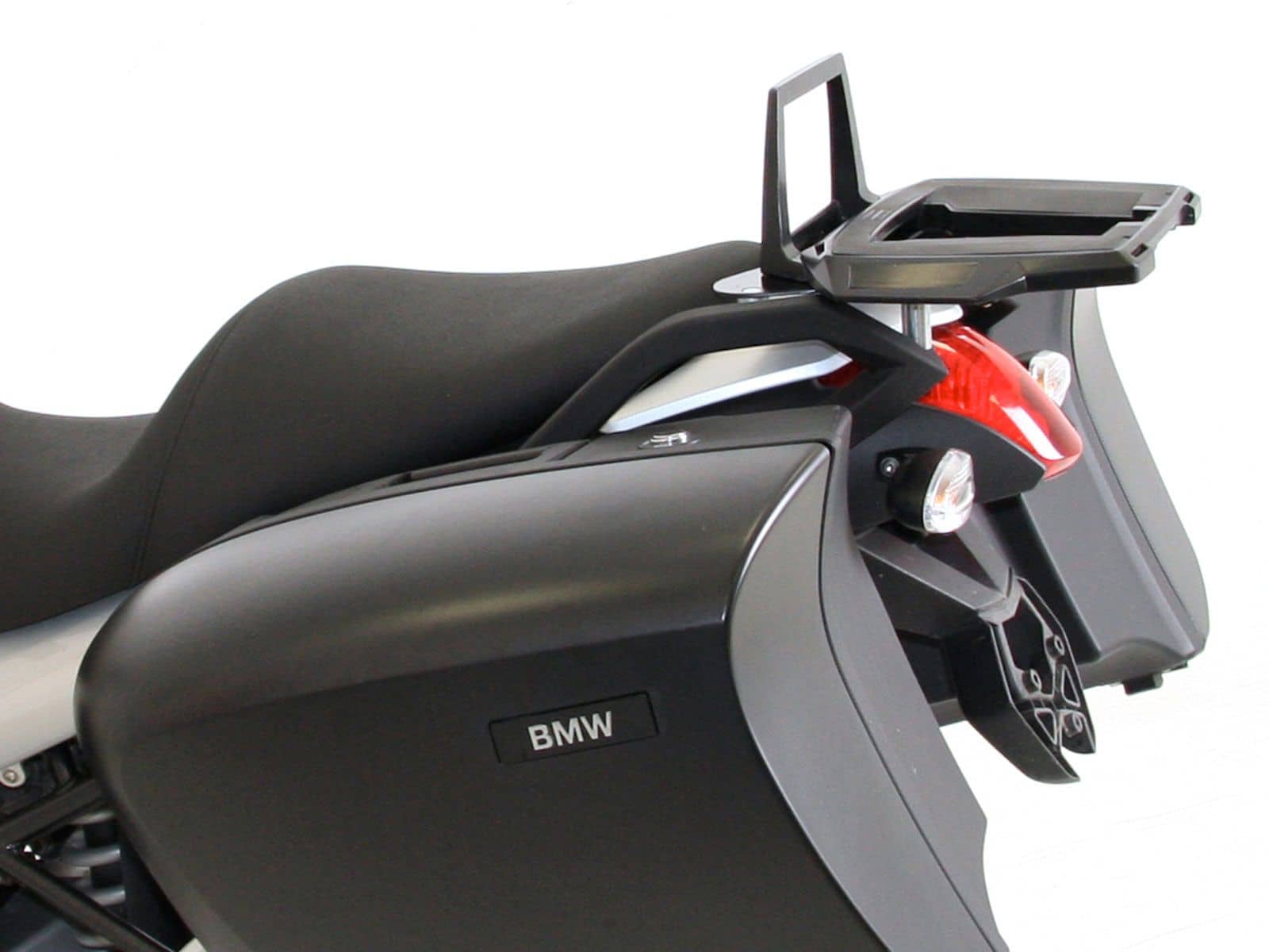 Support de top case Alurack noir pour BMW R 1200 R (11-14) Hepco & Becker