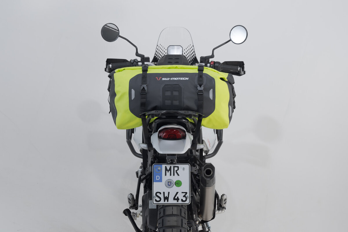 SW-Motech Drybag 350 Sac arrière jaune vif/gris pour Triumph Scrambler 900