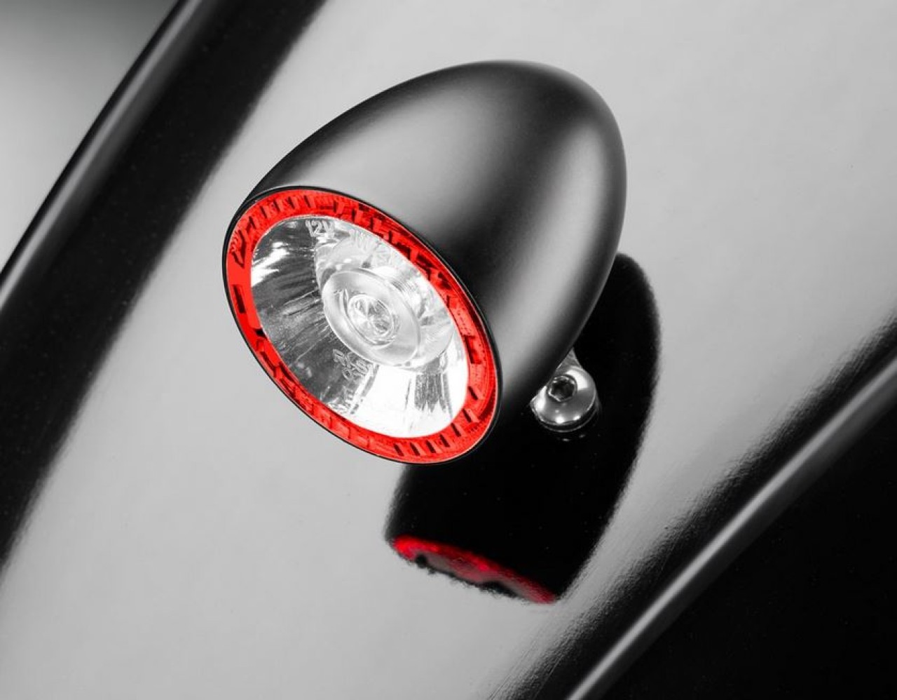 Clignotants Kellermann, feux arrière et stop, Bullet 1000 RB, acier, LED, HL/HR, 12 V, noir mat
