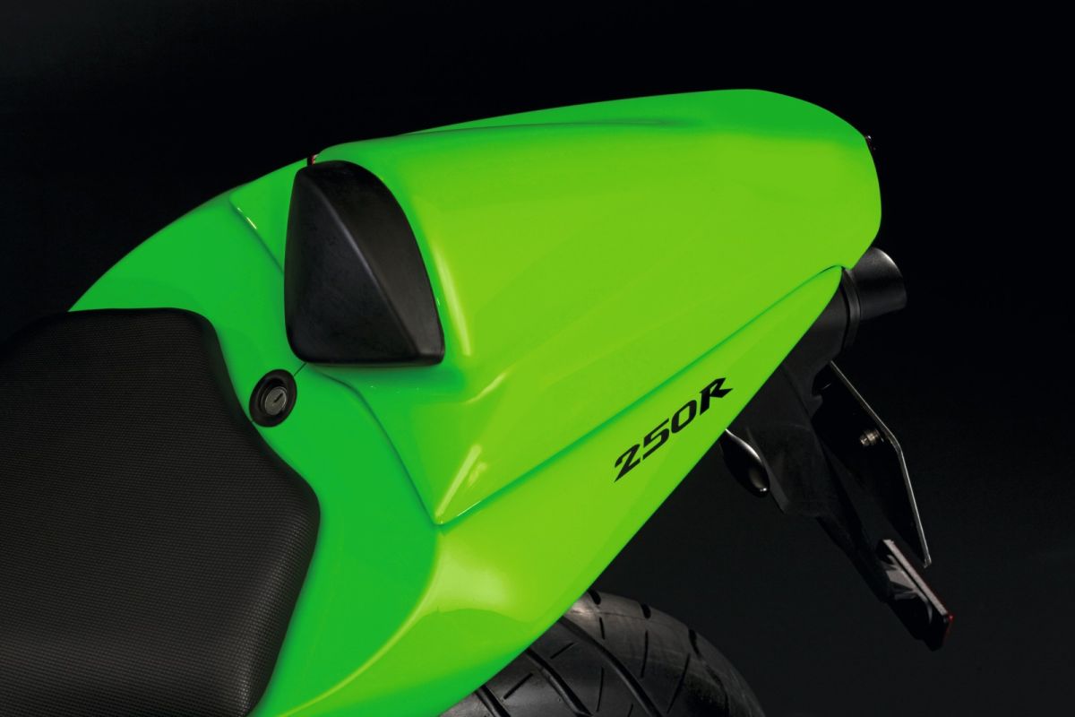 Couvre-boulets Vert Lime Ninja250R 2012 Original Kawasaki