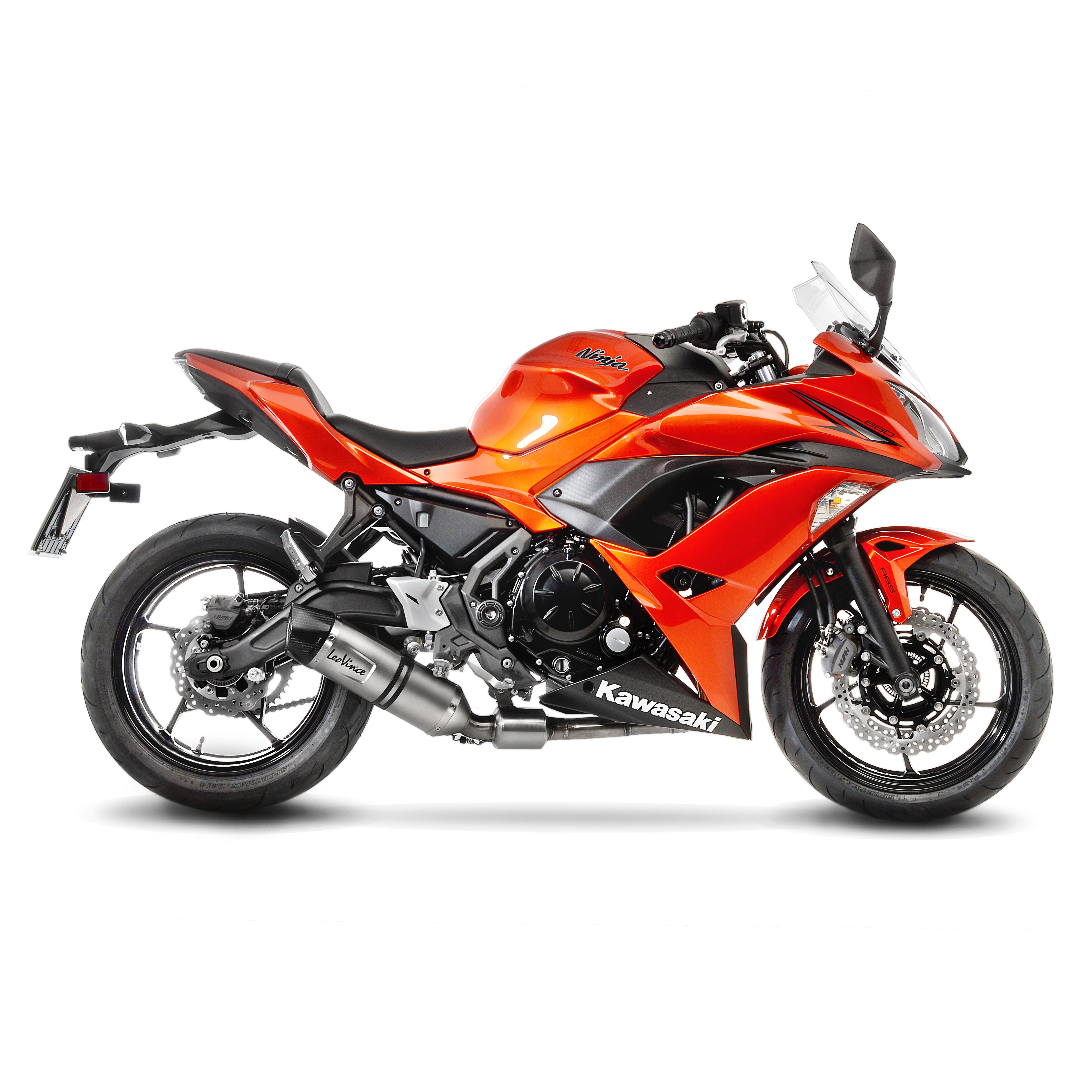 LeoVince système d?èchappement SBK LV One Evo 2, acier inoxydable, système complet pour Z 650 / Ninja 650 (bj.17-19)