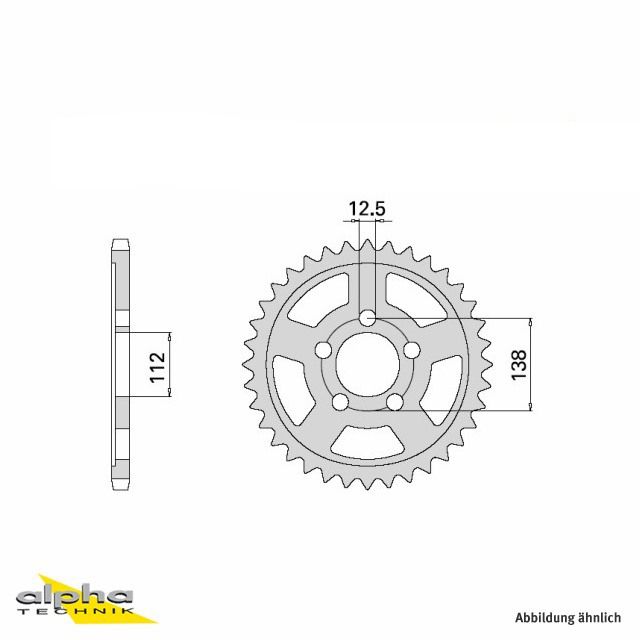 ENUMA kit chaîne 525 HO pour Honda CBR900RR 1992-1999
