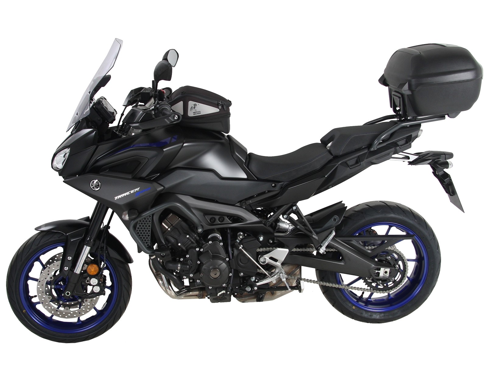 Easyrack Porte-casque anthracite pour Yamaha Tracer 900 / GT (année 18-) Hepco & Becker