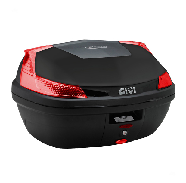 B47 BLADE MONOLOCK Topcase avec réflecteurs rouges sans plaque d'origine Givi