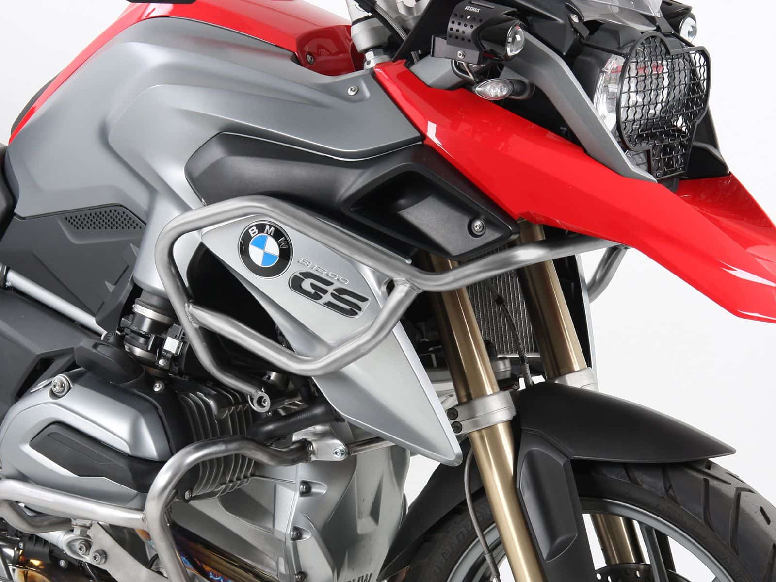Arceau de protection du réservoir argenté pour BMW R 1200 GS LC (13-16) Hepco & Becker