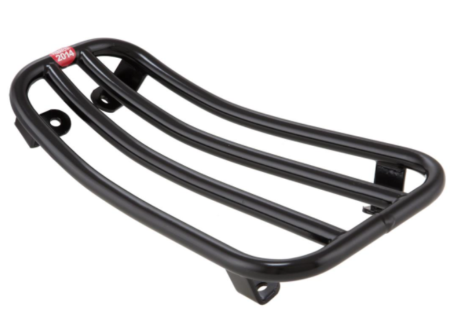 Porte-bagages passe-partout noir pour Vespa Primavera/Sprint 50-150ccm