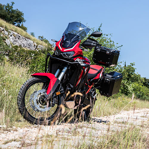 Givi Kit de valises latérales en aluminium Trekker Outback 37L noir Monokey