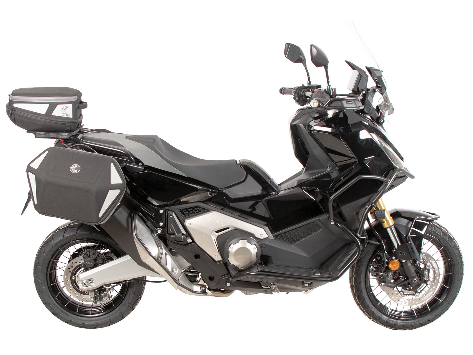 Supports latéraux C-Bow noirs pour Honda X-ADV (25- ) Hepco & Becker